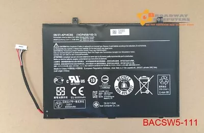 Genuine AP14C8S Battery For Acer Aspire Switch 11 SW5-111 SW5-171-325N  • $48