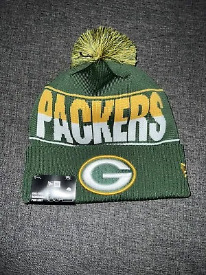 NWT Green Bay Packers Beanie Pom Winter Knit Hat Rare On Field 2023 New Era • $24.99