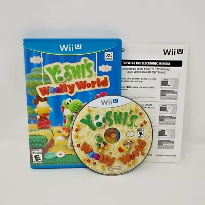 Yoshi's Woolly World (Nintendo Wii U 2015) CIB Complete Video Game • £21.72
