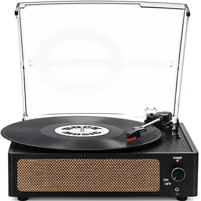 RetroAudio Record Player Turntable Bluetooth Vinyl Record Player Wireless Audio  • $62.15