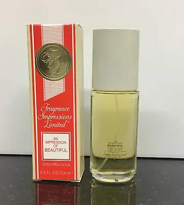 $19.60 • Buy Fragrance Impressions Limited Beautiful Spray Cologne 2.5 OZ NIB