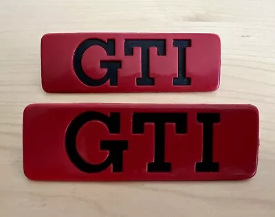$57.50 • Buy VW MK2 GOLF GTI Side Molding EMBLEM SET NEW