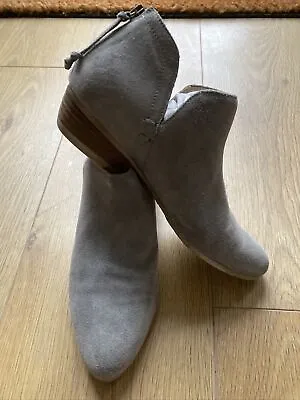 Cara London  Baset  Dust Coloured Suede Ankle Boots Size 36 EU RRP £99 • £19.99