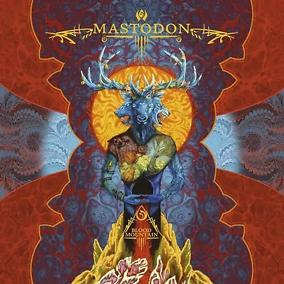 MASTODON Blood Mountain BANNER HUGE 4X4 Ft Fabric Poster Tapestry Flag Album Art • $51.02