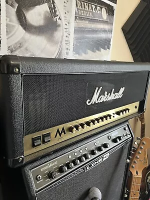 Marshall MA100H Guitar Valve Amp Head With Footswitch • £160