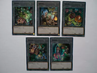 £8.40 • Buy 5 Card Familiar-Possessed Token Set * Super Rare SDCH * Yu-gi-oh