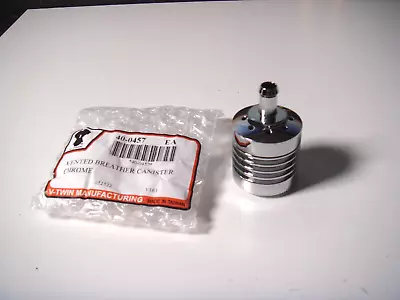 $35.99 • Buy Harley Vented Engine Motor Breather Canister Custom Fit Chrome V-Twin 40-0457 T5