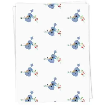 'Musical Notes With Guitar' Gift Wrap / Wrapping Paper / Gift Tags (GI040739) • £3.99