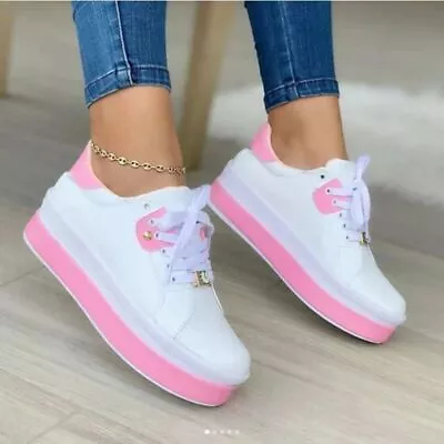 De Para Zapatos Mujer Moda Tenis Zapatillas Correr Transpirables Tennis New 2023 • $20.94