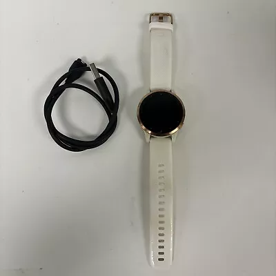 Garmin Vivoactive 4S White/Gold GPS Smartwatch *C-GRADE* (FREE SHIP) • $189