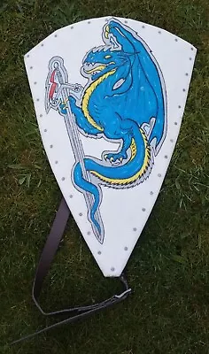 Reenactment Medieval Kite Shield Larp • £49.99