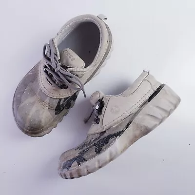 Crocs Gray Axle Camo All Terrain Duck Muck Lace Up Shoes Men's 8 / Women's 10 • $24.99
