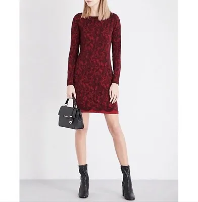 Michael Kors Cinnabar Lace Long Sleeve Bodycon Dress Women’s Size Large NWT $98 • $65.98