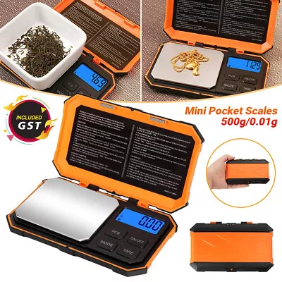 500g/0.01g Gram Mini Pocket Electronic LCD Digital Weighing Scales Gold Jewelry • $26.90
