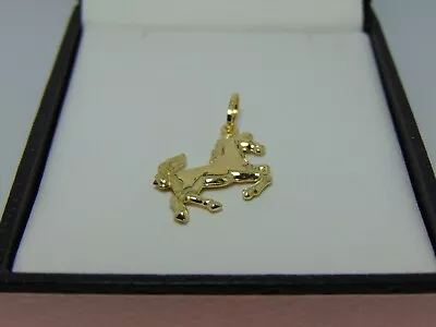 9ct Gold Horse Pendant    9ch212 • £43