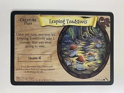 HARRY POTTER CHAMBER OF SECRETS TCG CCG Leaping Toadstools 119/140 Pack Fresh • $2.49