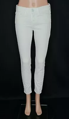 VINCE 5 Pocket Skinny Stretch Jeans In Optic White Sz 26 • $13