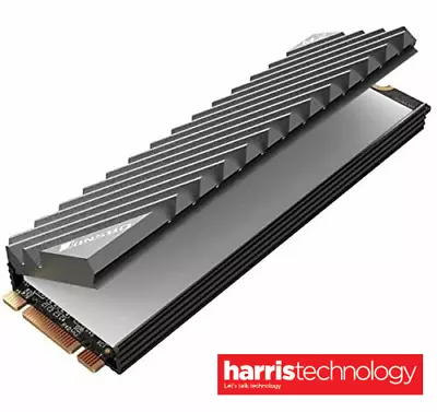 Jonsbo M.2 Heatsink Cooler NVMe M.2 2280 SSD Double-Sided Heat Sinks - Grey • $19.90