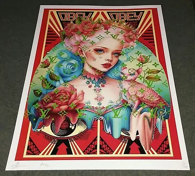 DEATH NYC Ltd Ed Signed LG Print 45x32cm Lowbrow Art Like Hi Fructose Mark Ryden • $199.99