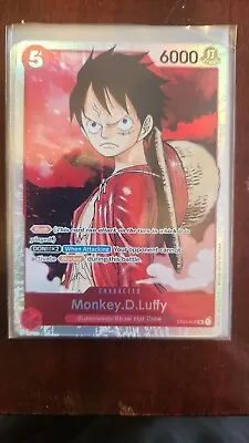 One Piece TCG Monkey D Luffy ST01-012 Starter Deck Straw Hat Crew Holo Nm • $6.89