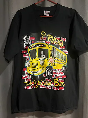 Vintage Mac Dre Shirt Bay Area Legend Rap Tee Men’s XL THIZZ ENT YELLOW BUS RARE • $120