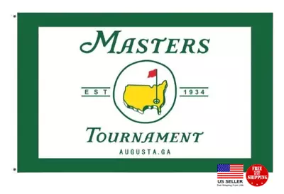 The Masters Green 3x5 Flag Man Cave Flag Banner Augusta Golf Club Tournament USA • $19.97