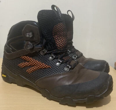 £24.99 • Buy Mens Hi Tec  Leather Sierra Trek Walking Boots Size UK 7 Brown Orange