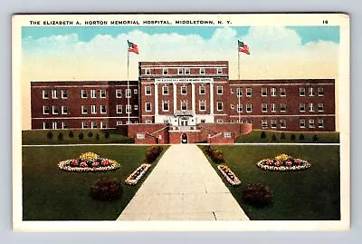 Middletown NY-New York Elizabeth A Horton Memorial Hospital Vintage Postcard • $7.99