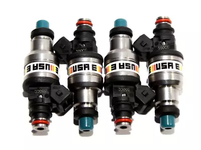 1set=4 Pcs 550cc Fuel Injectors For 92-96 Honda B16 B18 B20 D16 D18 F22 H22 H22A • $79.75