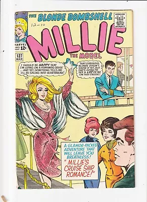 MILLIE THE MODEL 127 MARVEL SILVER AGE COMIC Stan Lee Stan Goldberg 1963 • $20