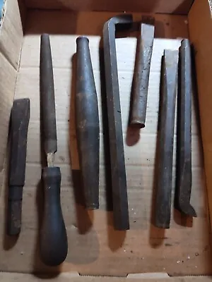Lot Of Vintage Tools Chisels Punches And File. • $0.01