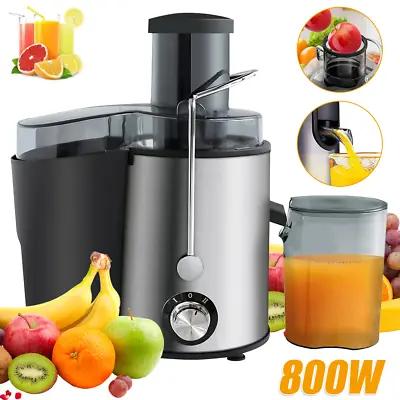 800W Juicer Machine Fruit Vegetable Juice Maker Centrifugal Extractor 2 Speeds • £38.99