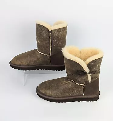 UGG Australia Brown Classic Cozy Genuine Shearling Women's Boots US 8 EU 39 • $54.99