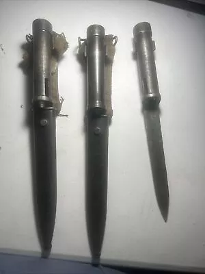 FN FAL Bayonet With Scabbard And Frog Lot Of 3 1 Missing Scabbard • $130