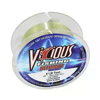 Vicious Fishing VGN Ultimate Monofilament Fishing Line Lo-Vis Green - 330 Yards • $9.05