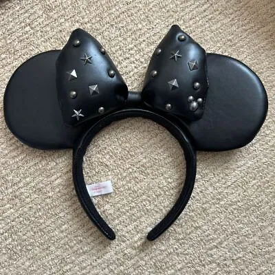 Tokyo Disney Resort Minnie Mouse Studs Headband Ears Costume Black • $30.70