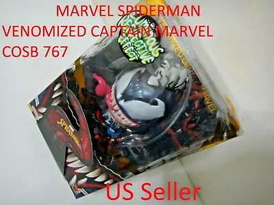 Marvel Spiderman Max Venomized Captain Marvel Luminous Reflective Effect • $27.91