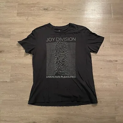 Vintage Unisex Joy Division Band Tour Large Tshirt Unknown Pleasures Thrashed • $76
