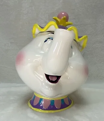 Disney Schmid Beauty & Beast Mrs. Potts Ceramic Tea Pot/Music Box BE OUR GUEST • $39.20