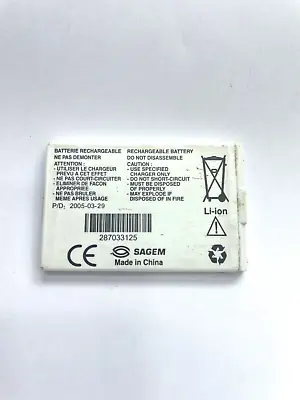 Genuine SAGEM 287033125 Battery MY201x MYC4 MYC-4 • £18.99