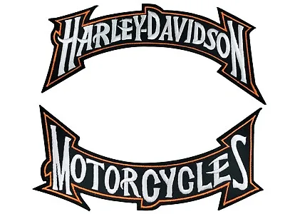 Harley Davidson Rockers Embroidered Large Back Patch Iron On For Jacket/Vest • $19.99
