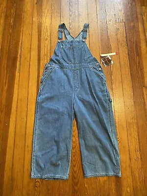 $29.99 • Buy NWT Gloria Vanderbilt Jeans Capri Overalls Capri Sz Large