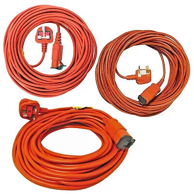 Cable For FLYMO Lawnmower Trimmer Mains Power Cable Lead Plug 15 20 25 Metre • £18.79