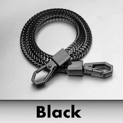 Stainless Steel Link Biker Trucker Punk Wallet Long Keychain Chain 16 Leather • $6.09