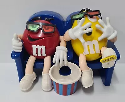 M&M's At The Movies In 3D Limited Edition Candy Dispenser Yellow & Red • $59.46