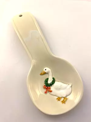 Vintage Otagiri Spoon Rest Christmas Goose Made In Japan • $12