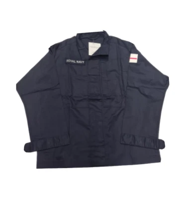£14.95 • Buy Genuine Royal Navy Issue Warm Weather Combat Shirt Jacket Size 200/112