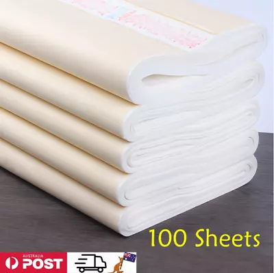 100Pcs 50x100cm Chinese Painting Calligraphy Draw Rice Xuan Paper Stationery AU • $33