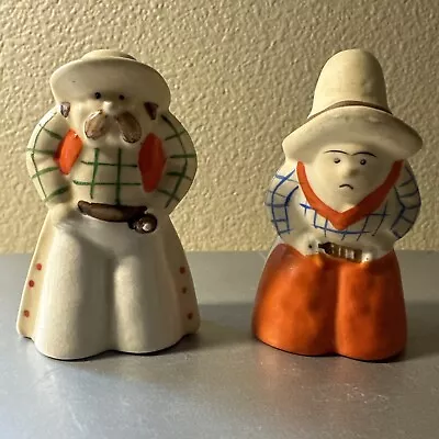 Vintage Ceramic Salt & Pepper Shakers Cowboy Cowgirl Couple Old West  Southwest • $12.50