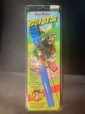 Vintage YOGI BEAR Hanna Barbera Character Secret POP OUT LCD Watch 1991 NIB • $25